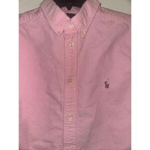 Ralph Lauren Polo performance button down pink school-golf - Youth 18 - 20 XL